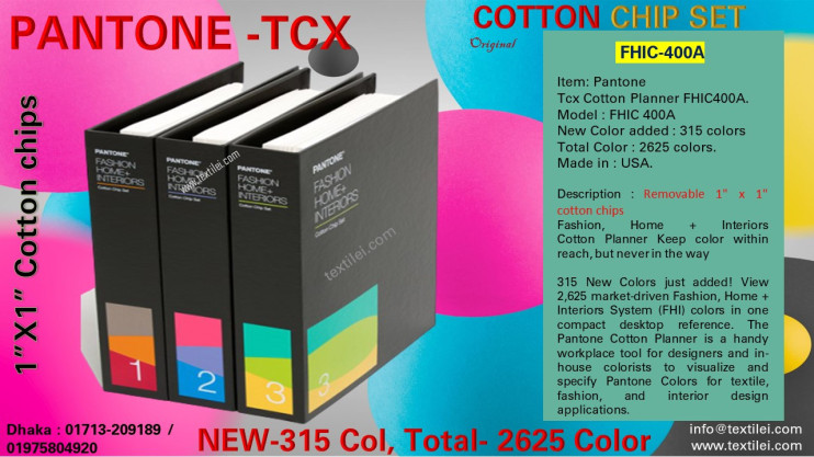 Pantone Tcx Cotton Planner FHIC300A Bangladesh